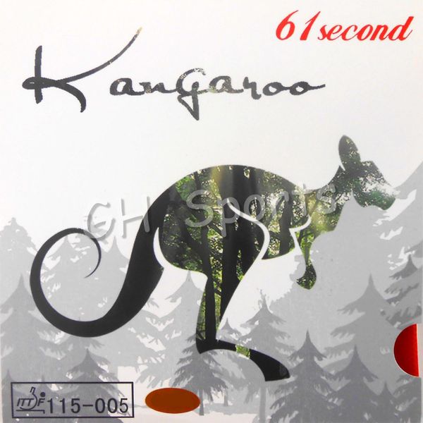 

wholesale- 61second kangaroo pips-in table tennis rubber with white sponge