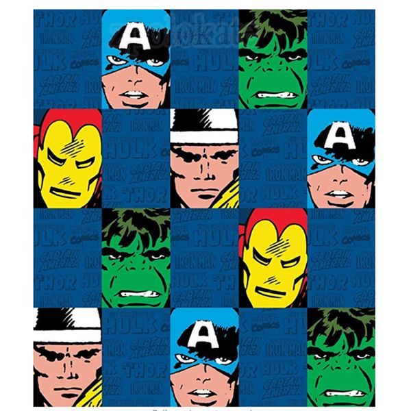 

blanket thor, ironman. and hulk throw