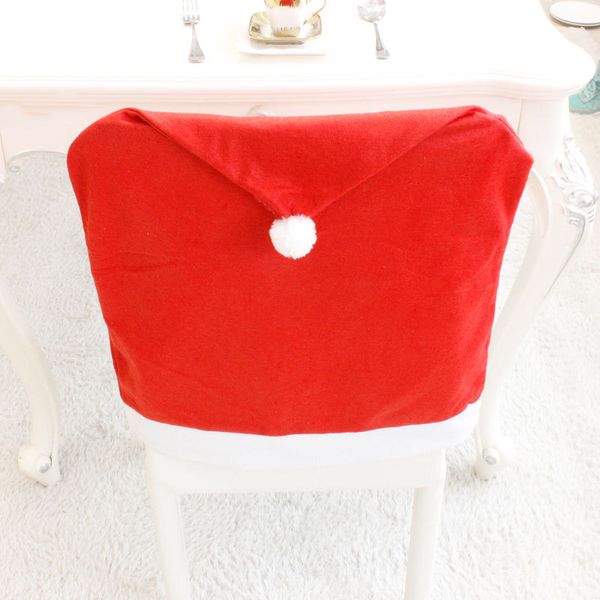 

red christmas chair cover christmas decoration for home supplies for home party outdoor new year gifts navidad supply