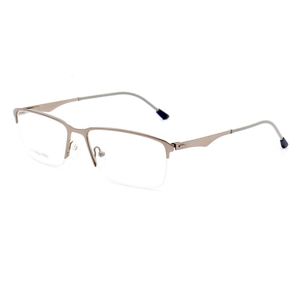 

sunny spot wholesale metal steel sheet optical glasses frame can be equipped with myopia blu-ray computer game glasses, Silver