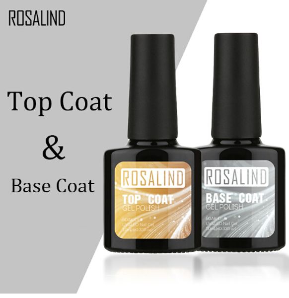 

Розалинда 10 Top Coat Base Coat Гель лак для ногтей гель лака для ногтей Art UV LED Soak-Off мультии