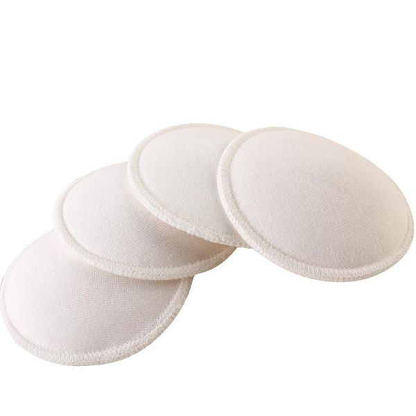 

4pcs/bag new galactorrhea washable nursing breast pads,spill prevention breast pad for mommy feeding, White
