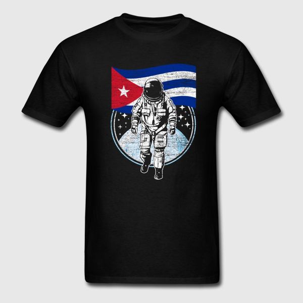 

humor t-shirt for men summer astronaut moon cuba t-shirts hip hop leer camiseta breathable big size xxxl, White;black