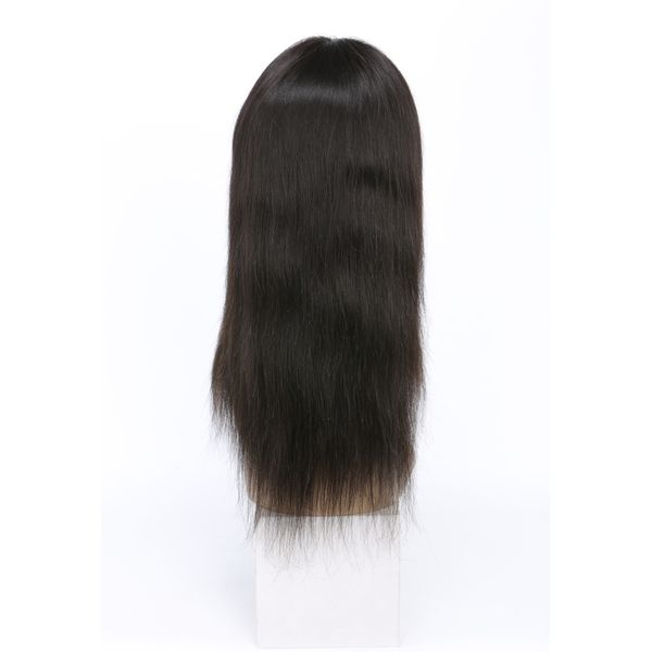 

malaysian 13*4 lace front wigs 14-32inch straight human hair silky soft straight wig with baby hair pre plucked, Black;brown