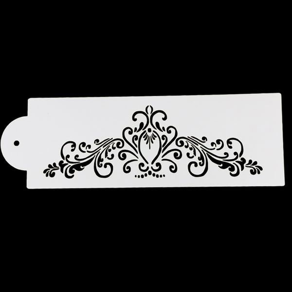 

wholesale- 1pc cake stencil template mold pad bakeware tool baking kitchen accessories flower fondant cake decorating tools cake