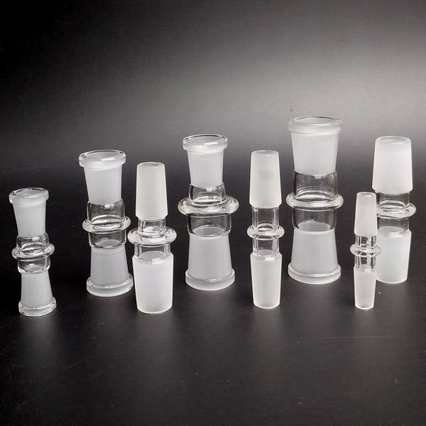 Glas-Bong-Adapter, Down-Size-Austauscher, 10 mm, 14 mm, 18 mm, männlich zu weiblich, Gelenkkonverter, Raucherzubehör