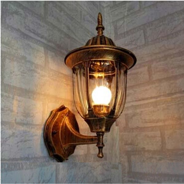 2019 Black Bronze Porch Lights Fitting Antique Garden Lamp See Larger Image