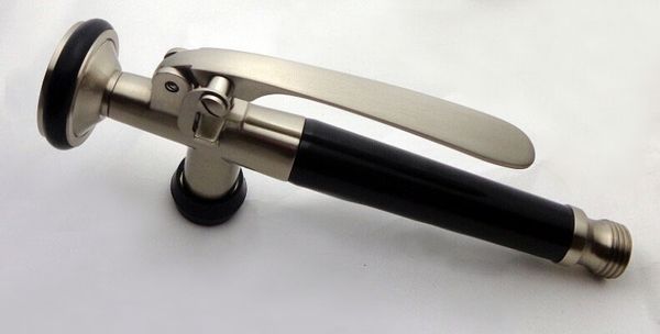 

modern brushed nickel brass kitchen faucet hand shower dual sprayer shower head unit kf228