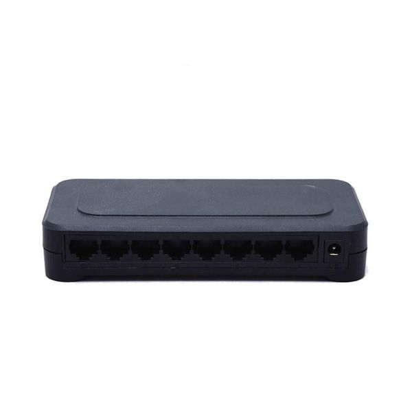 

10 / 100mbps RJ45 8 порт Fast Ethernet переключатель LAN Hub US EU Plug 5V адаптер питания сетевой коммут