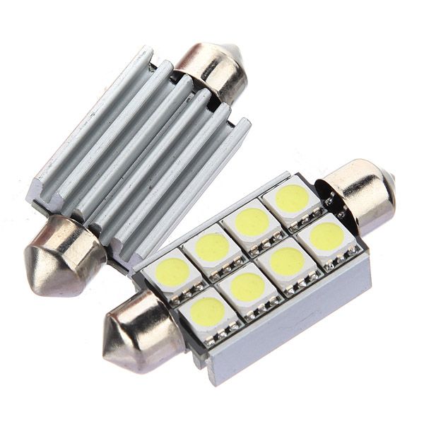 

10x36mm 6 smd 5050 led canbus error car license plate bulb dome festoon ing