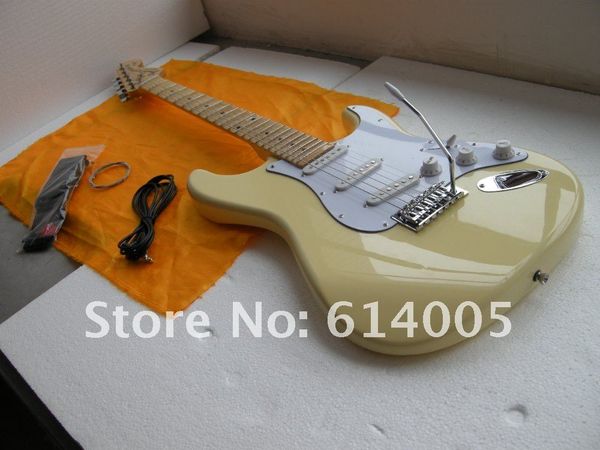 ÜCRETSİZ Nakliye Toptan Fiyat Yeni Groove Tereyağı Sarı İmza F Standart Ameican Doğal Ahşap Elektro Gitar Stok