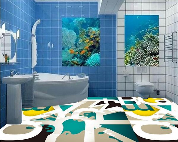 

3d pvc flooring waterproof 3d english creative floor 3d pvc flooring waterproof