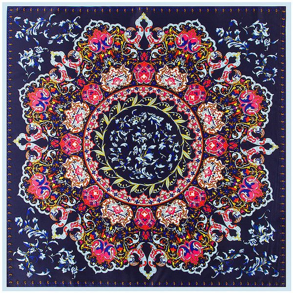 

Дизайнерский шарф Summer Twill Silk Scarf для женщин Шарфы Обертывания Bandana Hair Scarf Print Chain Plaid