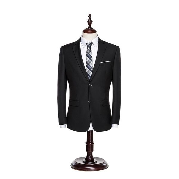 

korean business suit men's dress wedding, White;black