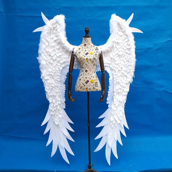 

красивые дельфин ангел перьевые крылья для взрослых моды шоу съемки cos реквизит pure ручной работы черные белые сказочные крылья ems освобо