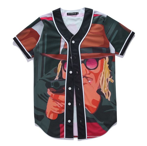 

new fashion 3 d printed the man in a hat shirt in 2018, White;black