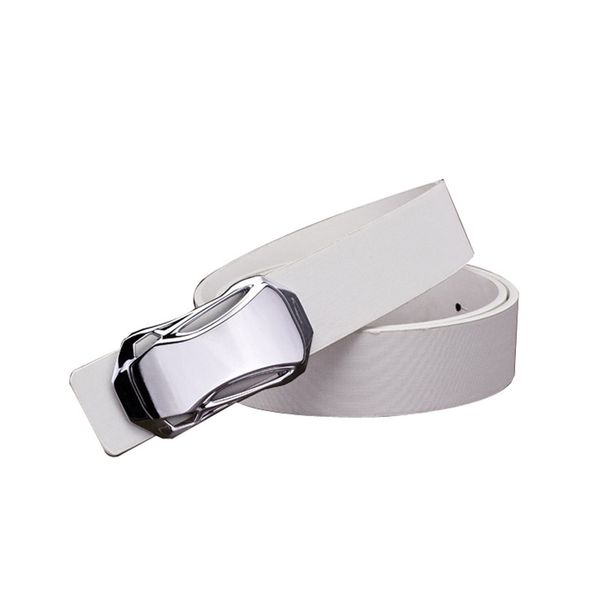 

men car styling buckle belts smooth buckle leathe belts male apparel accessories solid black business high quality, Black;brown