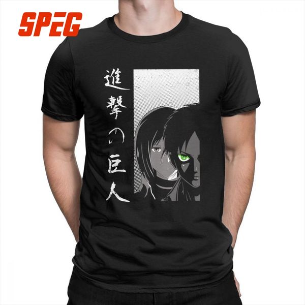 

attack on titan (shingeki no kyojin) protect the wall tees mens casual t-shirts 100% cotton t shirts o neck cool short-sleeved, White;black