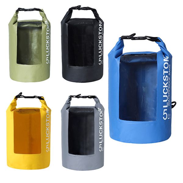 

outdoor pvc waterproof bags dry sack storage bag rafting sports kayaking canoeing swimming bag travel kits 5l 10l 20l