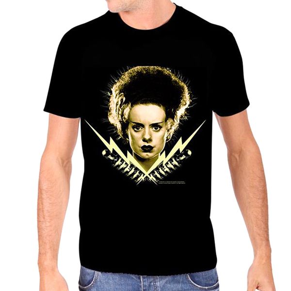 Authentic Bride Of Frankenstein Bride Bolts Glow In The Dark T