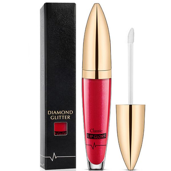 

Pudaier Non-stick Cup Nutritious Liquid Lip Gloss Glitter Flip 18Colors Glitter Pigment Diamond Waterproof Liquid Lipstick 2018