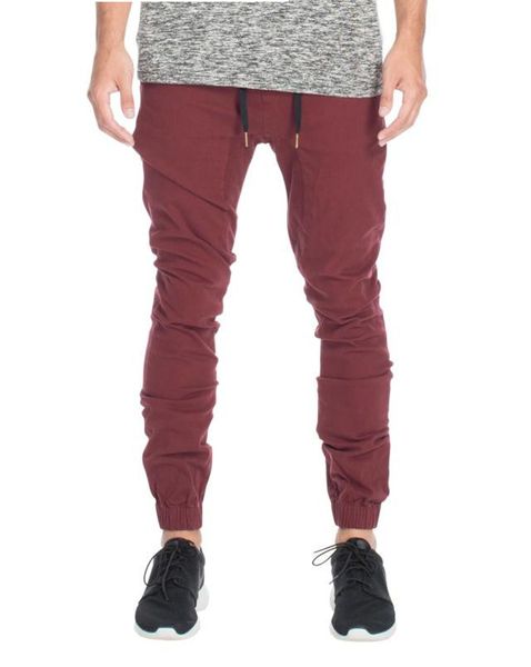 

Autumn Spring Drawstring Hip Hop Sweat Joggers Pants Casual Black Green Men Jogger Pants Plus Size 28-36