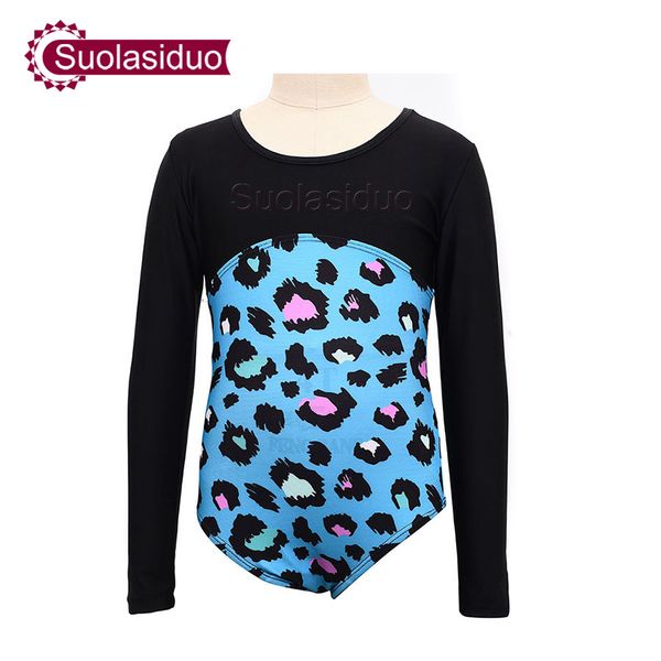 

девочки купальники малыш с длинным рукавом гимнастика купальник лайкра спандекс цельный боди балет танцевальные костюмы дети, Black;red