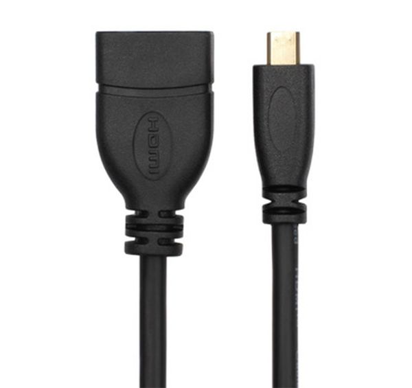 

HDMI кабель Micro HDMI к HDMI женский HD кабель-адаптер мобильный телефон планшет с большой