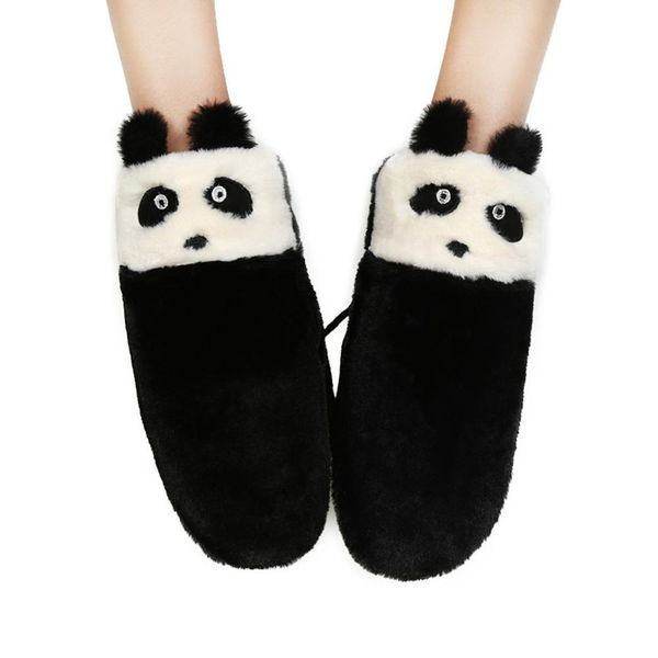 

mrwonder women gloves winter mittens hang neck fingerless gloves ourdoor warm cute cartoon animal mittens, Blue;gray