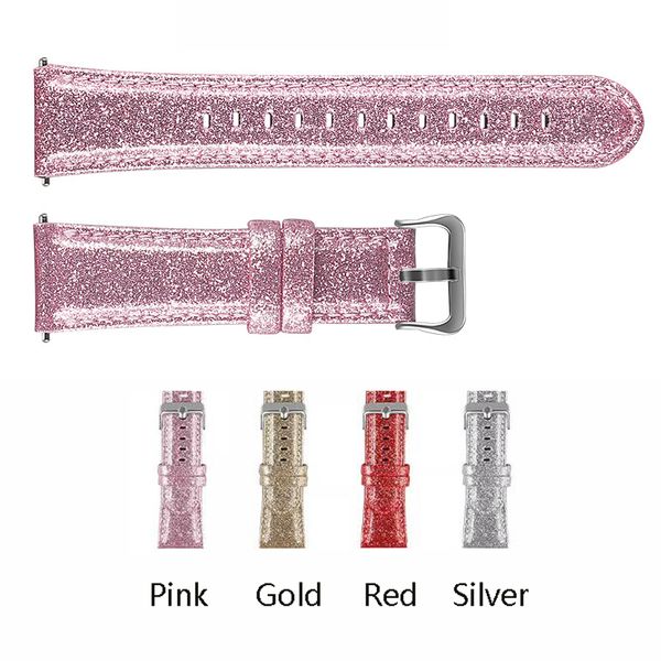 

Watchband For Fitbit Versa PU Leather Glitter and Bling Wristband Smart Straps for Fitbit Versa Soft Replacement Wristband with OPP Bag 50pc