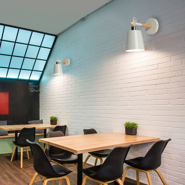 Pintada Y De Lámpara Hierro De De Nórdico Moderna Toma Pared Compre Interruptor Madera Encendido Base Aplique Pantalla De De Estilo Y Pared De Simple pMGzVqSU