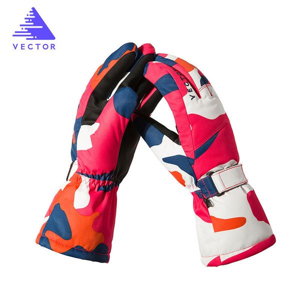 

women chidren kids ski gloves snowboard gloves motorcycle winter skiing climbing cycling waterproof snow mittens