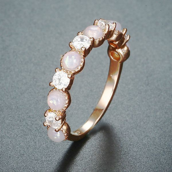 

women fashion sterling silver vintage opal ring wedding rings engagement wedding party jewelry, Golden;silver
