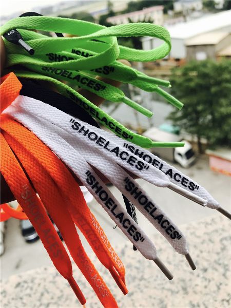 

fashion lace custom ow shoelaces lace printed alphabetic custom ofwhite lace