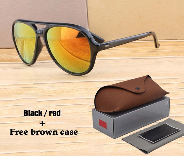 

солнцезащитные очки высокого качества для мужчин и женщин бренд-дизайнер планка с оправой зеркальные линзы для солнцезащитных очков uv400 oc, White;black
