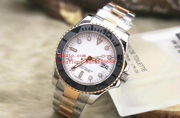 

8 style sell fashion watches 40 mm 268622 116621 168623 116622 yacht master stainless steel asian 2813 automatic mechanical men's wrist, Slivery;brown