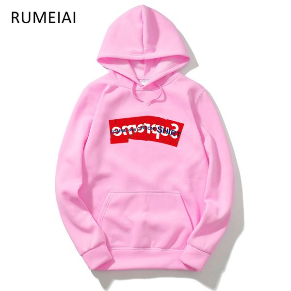 

men hoodies pink black autumn new spoof cartoon fashion printing cotton casual sweatshirts men/women hoodies sweatshirts