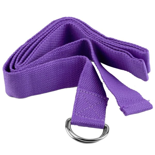 

new arrival fitness exercise gym yoga stretch strap d-ring belt figure waist leg