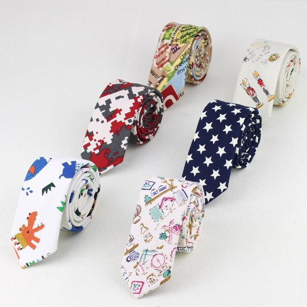 

new style informal animal cat apple tie elephant sheep 100%linen necktie mens fashion neckties designer handmade ties, Black;blue