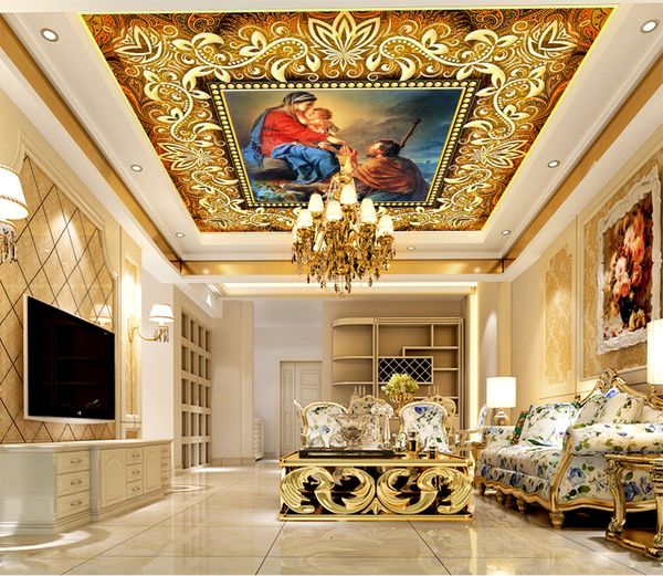 

customized retail 3d god and gospel of the adventurous european zenith mural