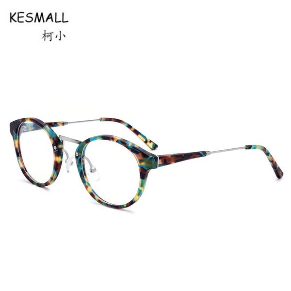 

kesmall new reading glasses frame men women fashion myopia eyeglasses frames clear lens eyewear oculos de grau masculin xn188, Silver