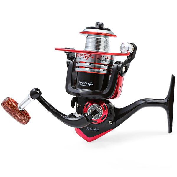 

mh fishing spinning reel lightweight 11bbs reel fly 7000 fishing reel 11 ball bearings 5.2 : 1