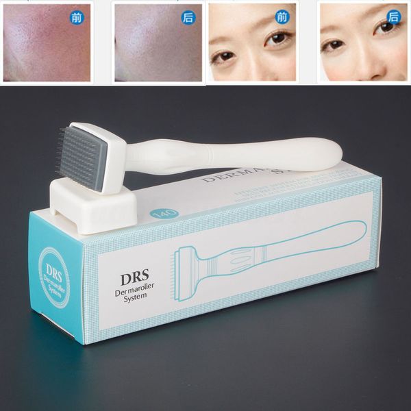 DRS 140 Derma Stamp Roller Edelstahl Mikronadel Anti Aging Narbe Akne Spot Falten Haarausfall Cellulite Hautpflege Therapie