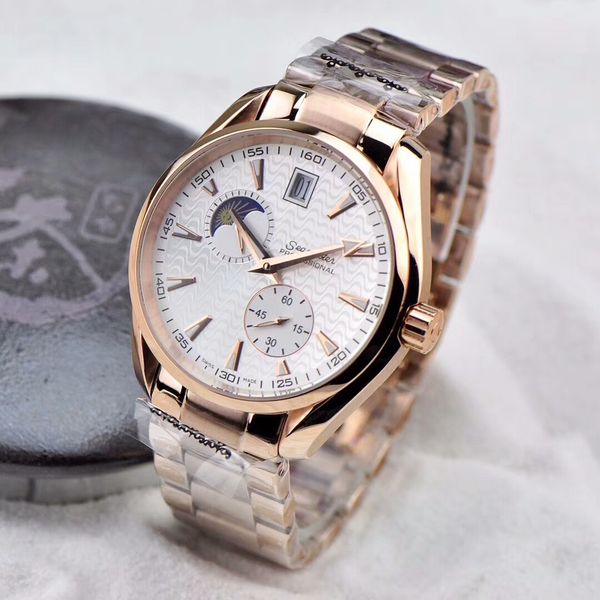 

2018 Classic Aqua Terra Mens Movement Automatic Mechanical Watches 41.5mm Stainless Steel Diver Chronometer Watch Wristwatches AAA quality