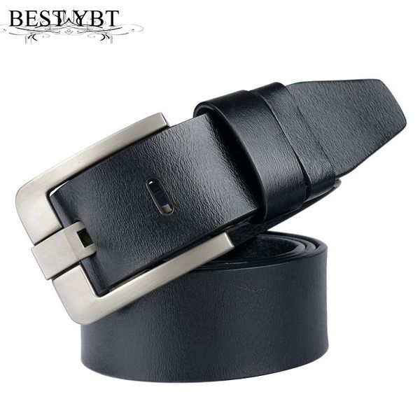 

ybt men belt imitation leather alloy pin buckle belt business affairs simple fashion casual decoration selling, Black;brown
