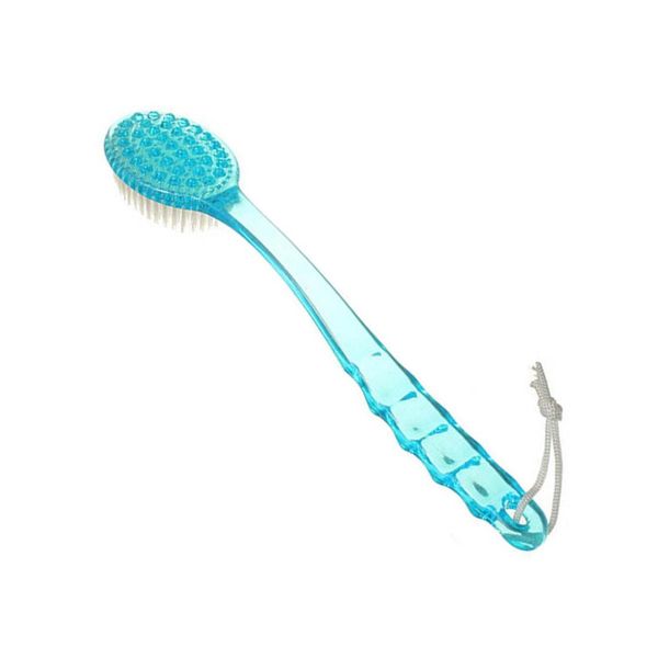 

gczw-long handled body bath shower back brush scrubber massager disability helper