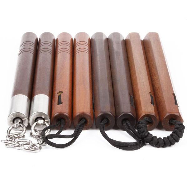 

Super Hard Rosewood Nunchakus Steel Chain Нержавеющая сталь Nunchakus Actual Combat Show Боевые искусства Постав
