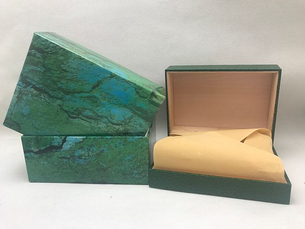 

perpetual watch box papers file card green gift boxes use president 116610 116660 228238 326938 116520 116710 116613 watches, Black;blue