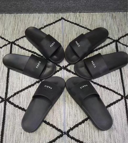 

Новое поступление мужская и женская мода слово пляжная обувь слайд сандалии мужс