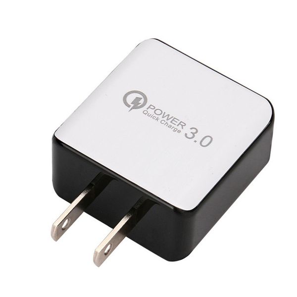 QC 3.0 Fast Wall Charger USB شاحن سريع 5 فولت 3a 9 فولت 2a محول طاقة السفر شحن سريع الولايات المتحدة الاتحاد الأوروبي التوصيل آيفون 7 8 × سامسونج هواوي الهاتف